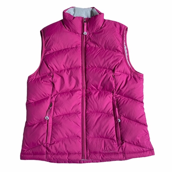 L.L. Bean Jackets & Blazers - L.L.Bean Pink Down Puffer Vest